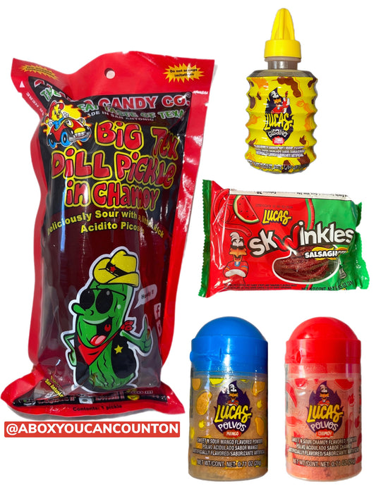 Chamoy Pickle Kit-Just The Basics Alamo Candy Co- Includes 5 Items