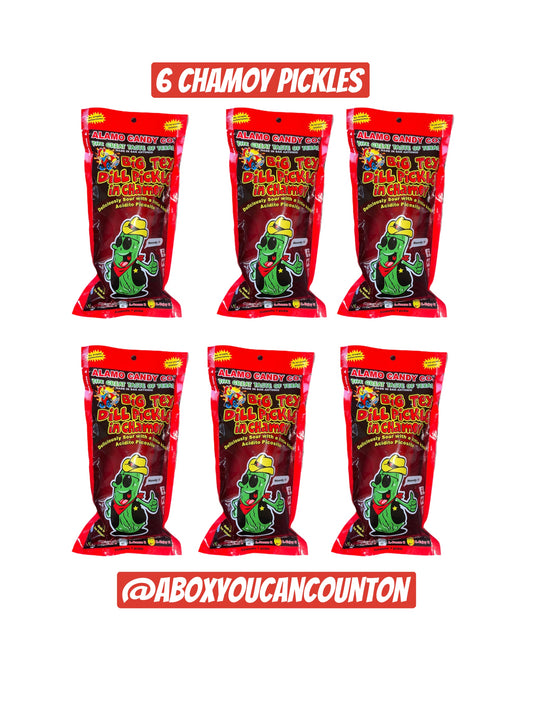 6 Pack of Chamoy Pickles